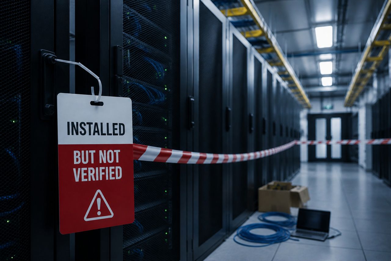 INSTALLED BUT NOT VERIFIED: WHY PROJECTS FAIL QA/QC AT THE FINAL STAGE